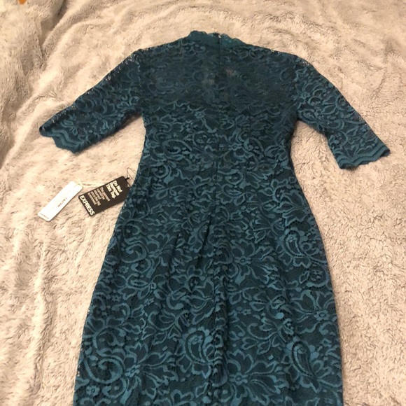 Green Express MIDI dress - Picture 7 of 8